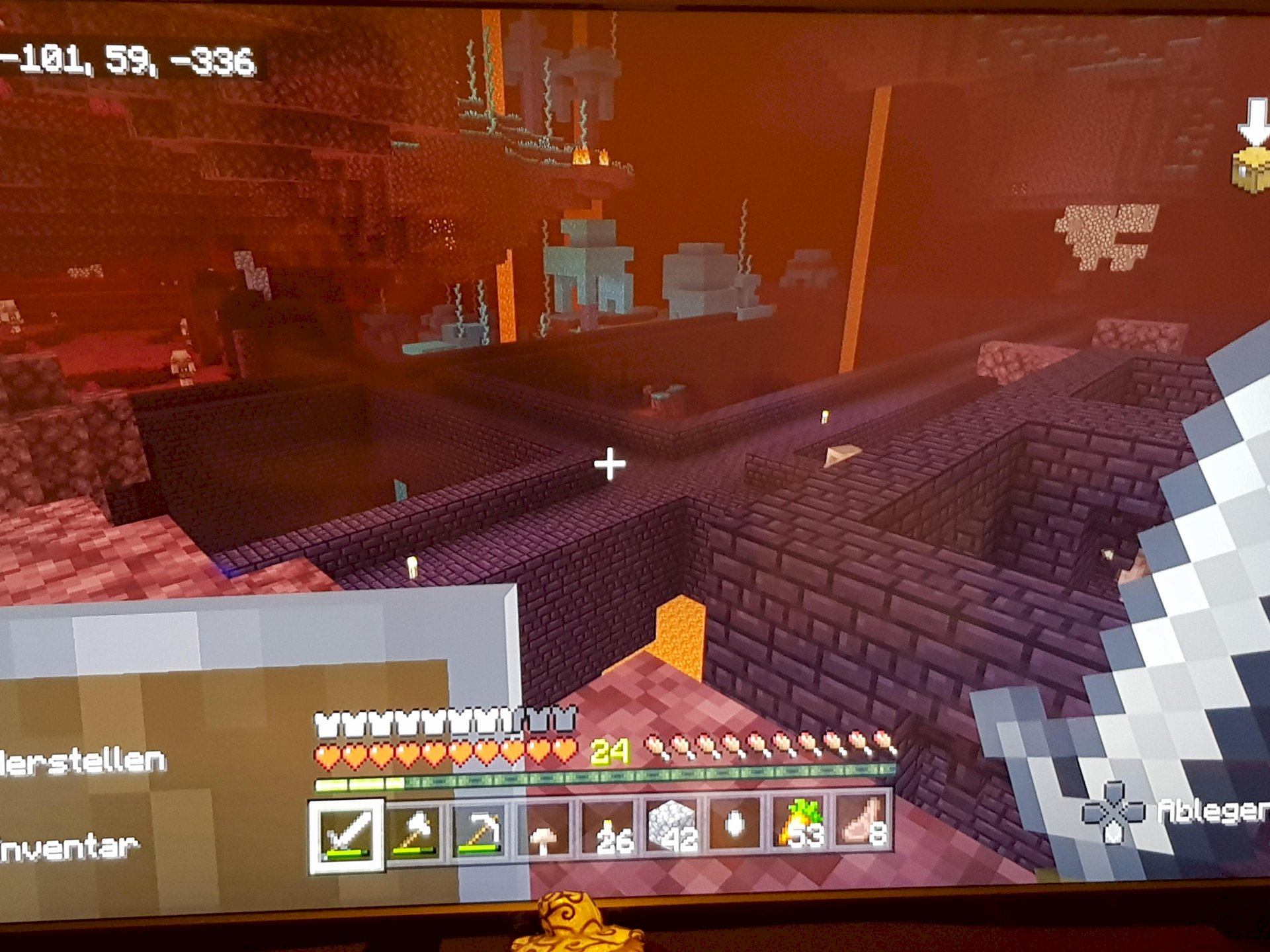 No nether warts in Nether Fortress Minecraft - 1