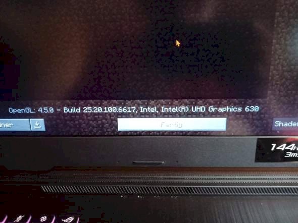 Minecraft is using the wrong graphics unit, what should I do