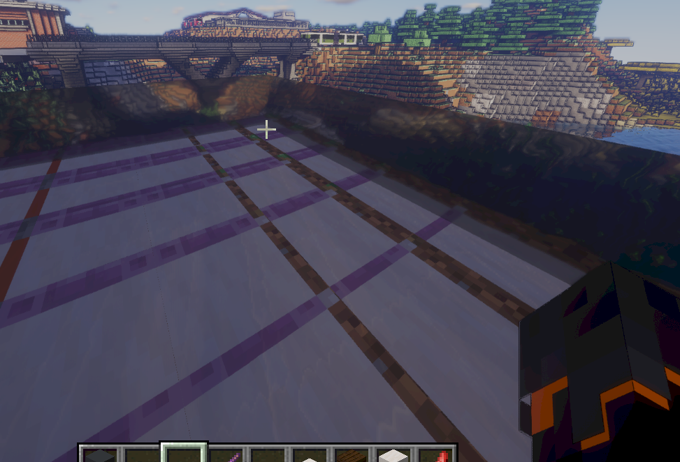 Minecraft shader bends