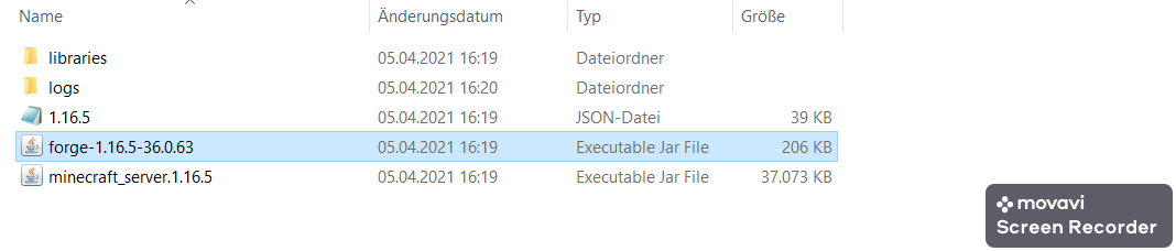 Create Minecraft Forge Server - 1