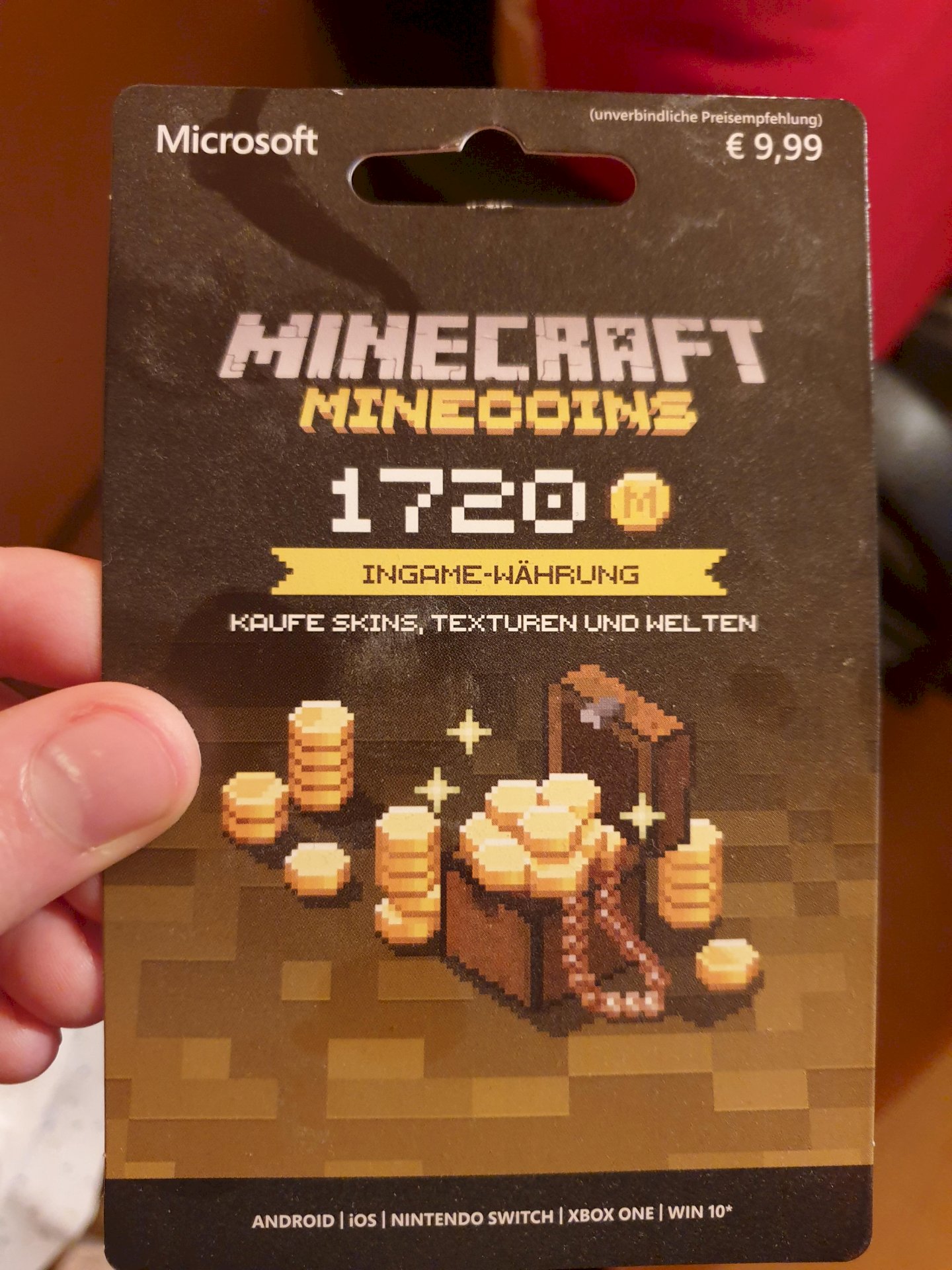 You can get the Java Minecraft Edition via prepaid cards