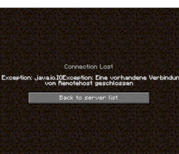 Internal server error как исправить minecraft