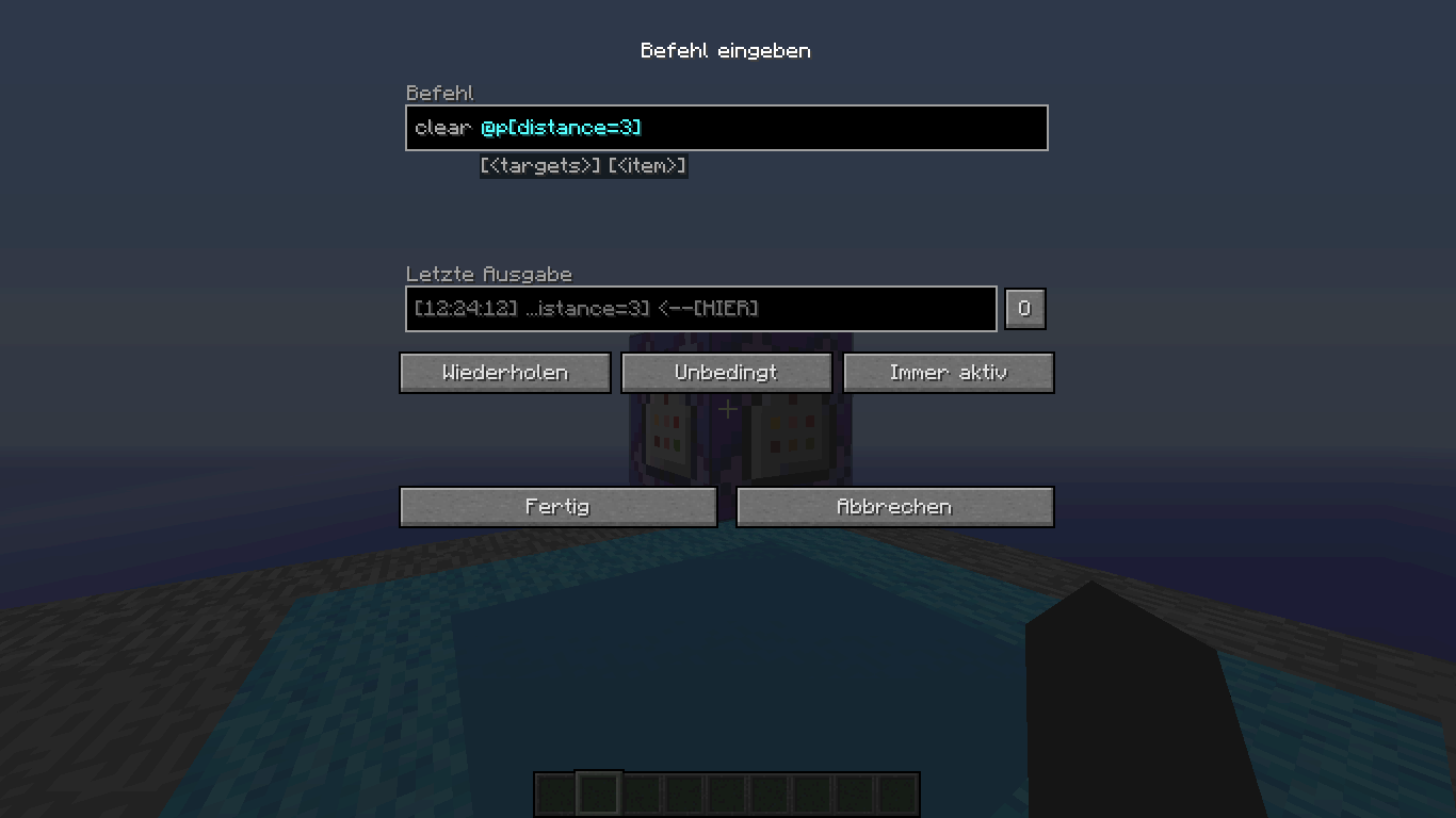 Minecraft server commands