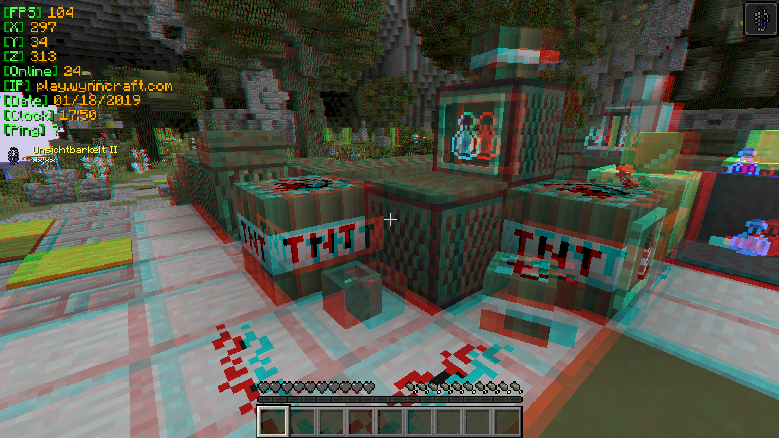 Minecraft red secondary boxes