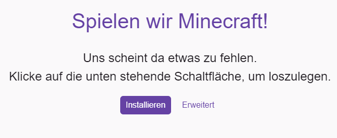 Twitch app does not recognize Minecraft