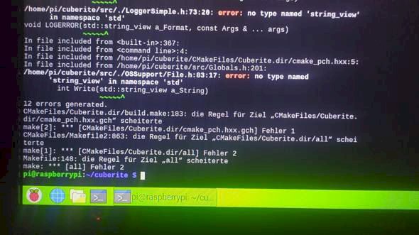 Can t compile Raspberry Pi