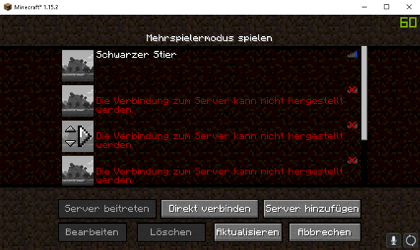 Can t Connect To The Server Minecraft Minecraften