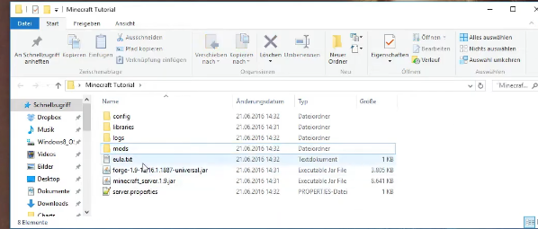 Create Minecraft Forge Server