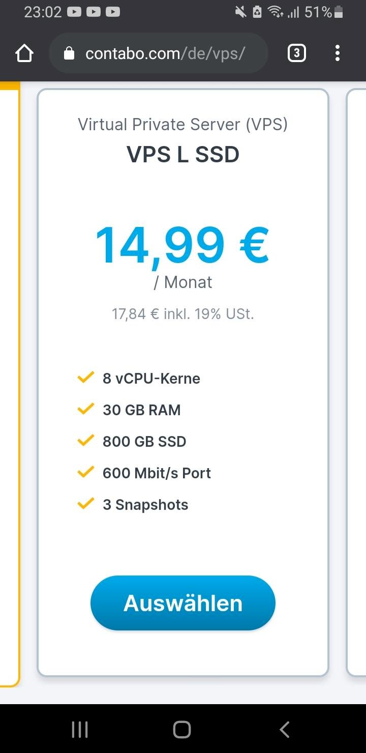 Where to rent vserver - 1