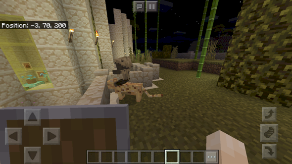 Desert Zombie on Ocelot, Minecraft