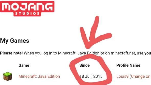 How long have i been playing minecraft
