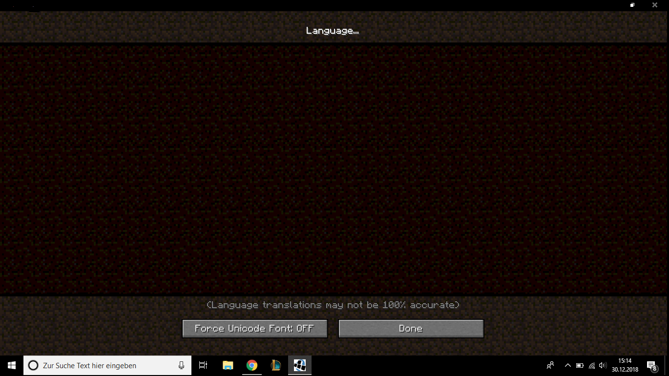 Minecraft Launcher and Language - 1