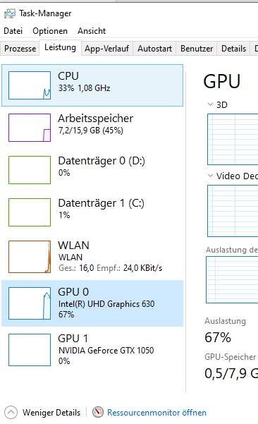 Graphics card settings wrong