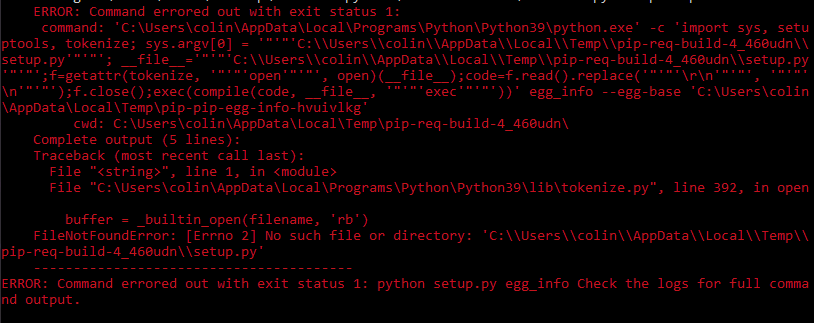 Can t install Python Minecraft API