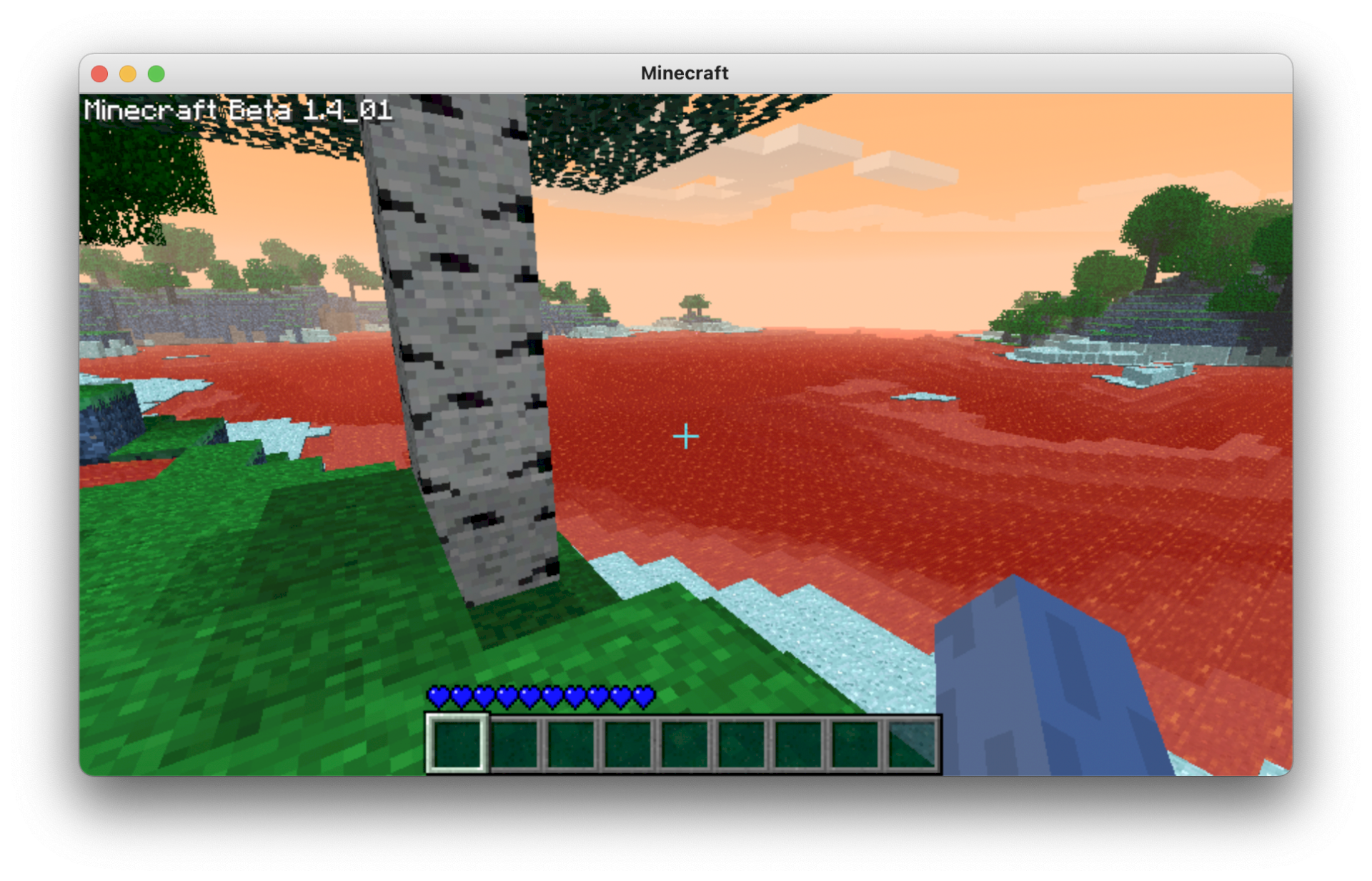 Minecraft old versions colors wrong macOS