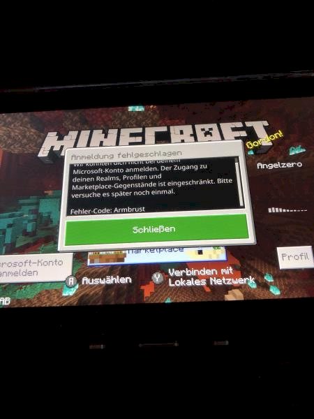 Minecraft Bedrock Error Code Crossbow Minecraften