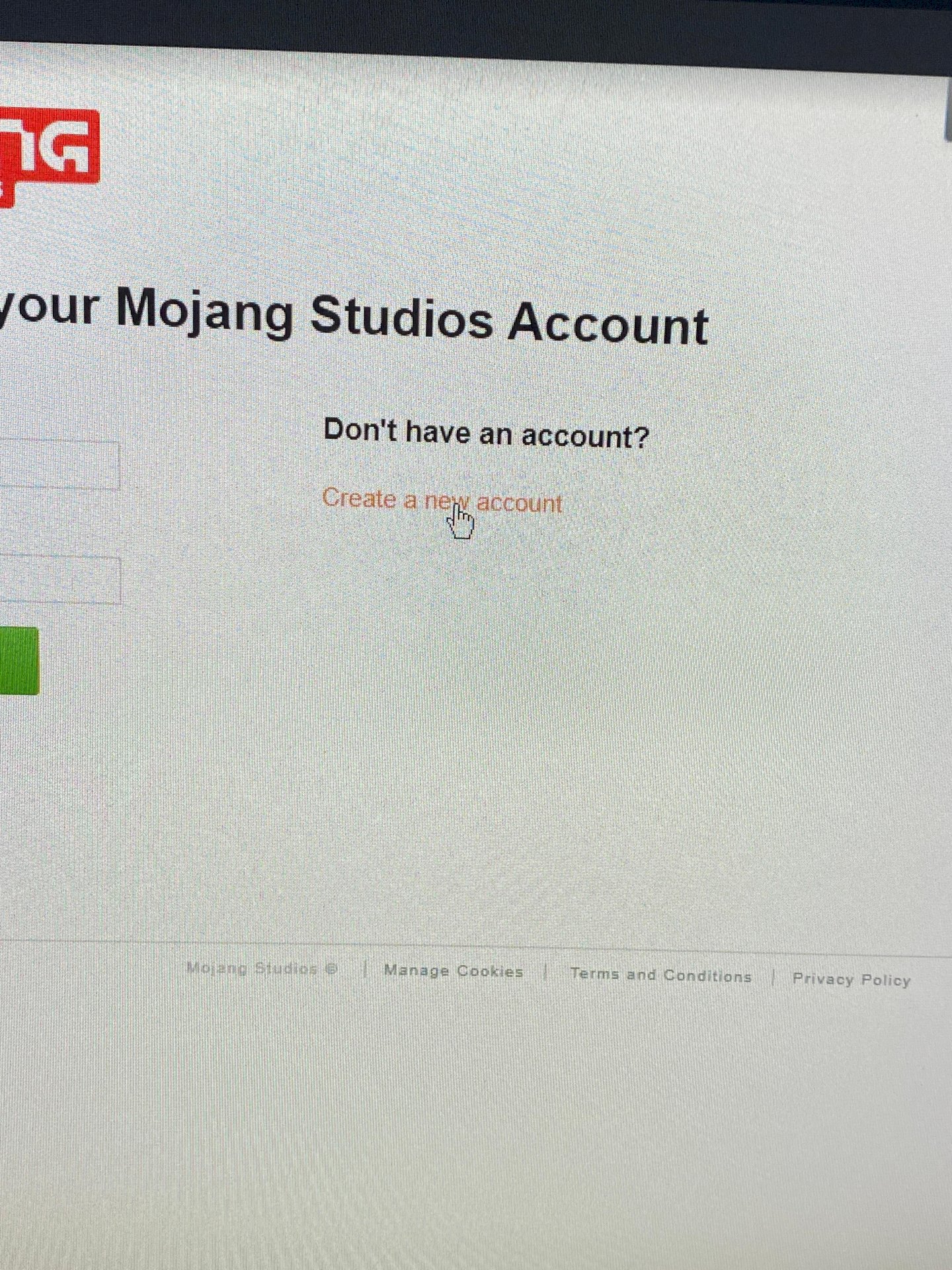 Add a Mojang account