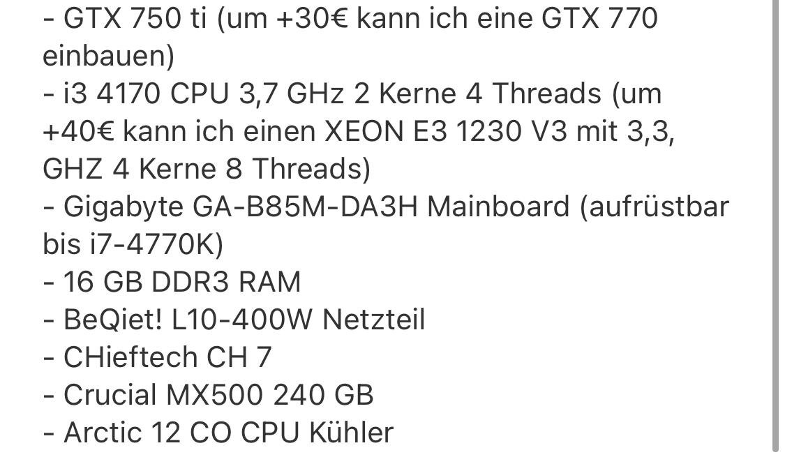 Gaming PC suitable