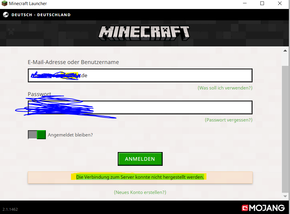 Why can t I sign in to my Minecraft Launcher