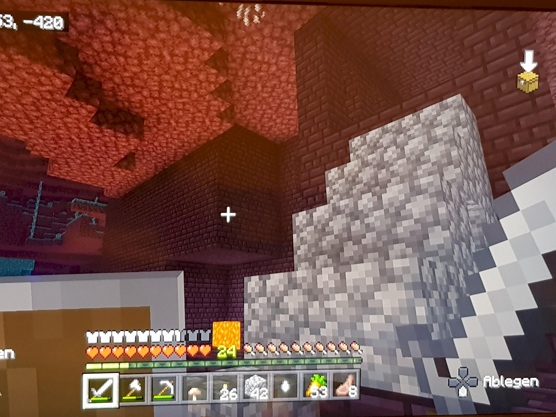 No nether warts in Nether Fortress Minecraft - 2