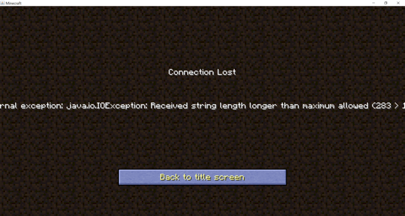 Why is that now minecraft server