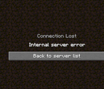 Every time the error message comes in Minecraft?