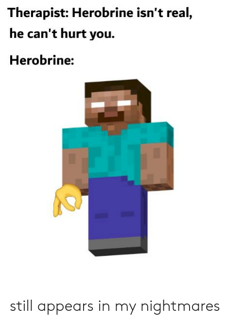 Minecraft herobrine back
