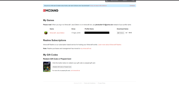 Minecraft Windows 10 version key not available