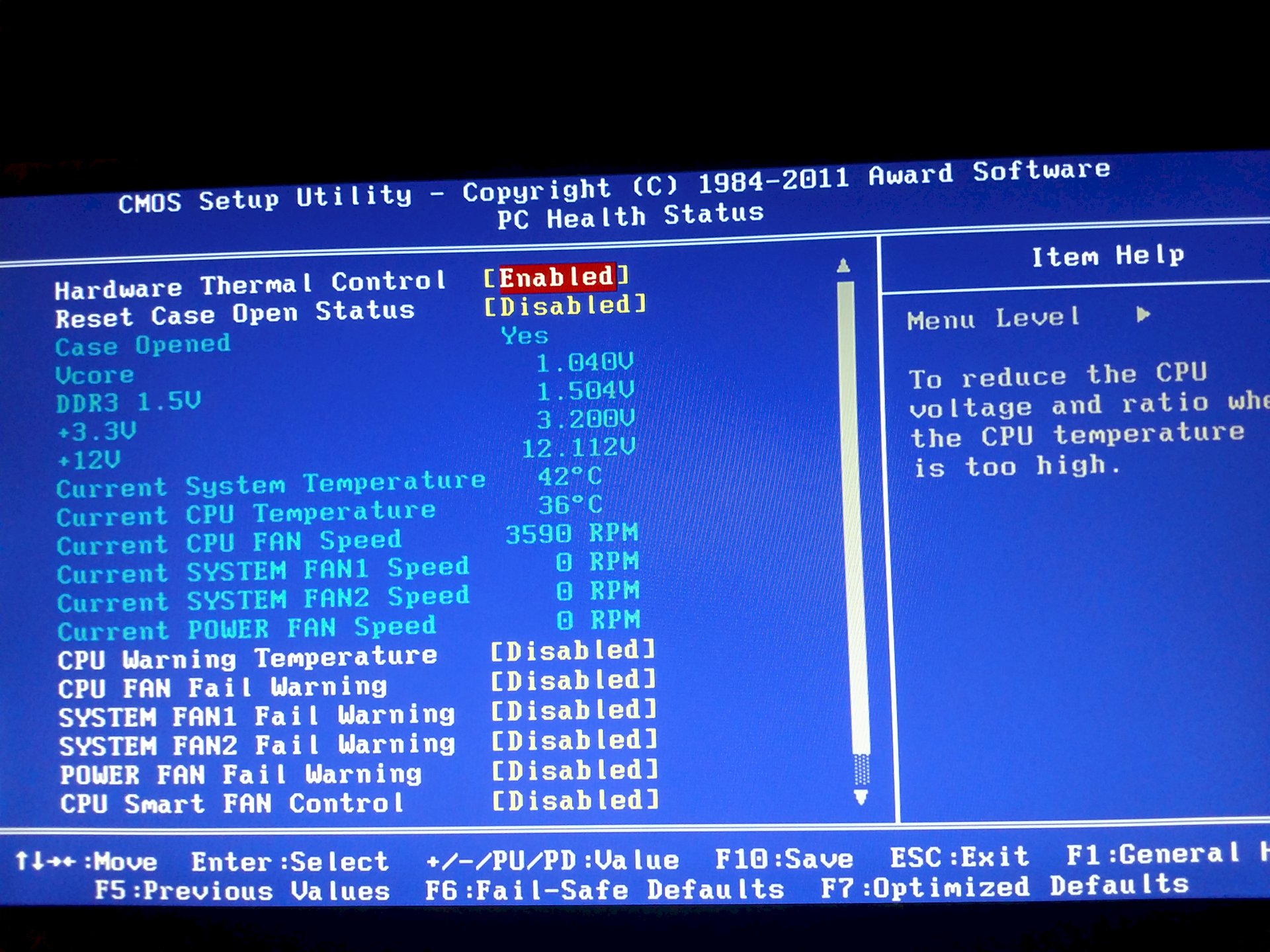 Bios settings CPU throttled little performance - 1