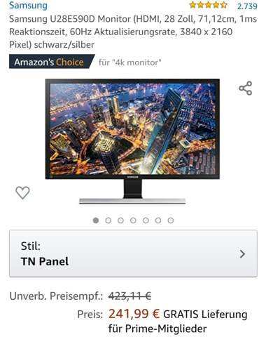 Looking for a monitor up to 250 euro