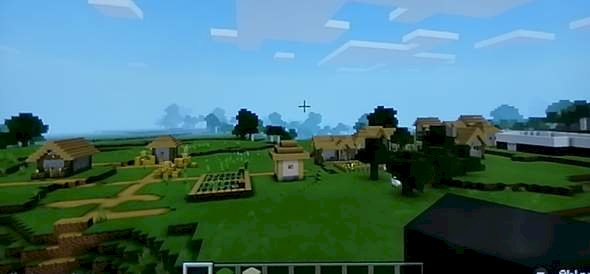 What do you call the village and how did that happen in Minecraft