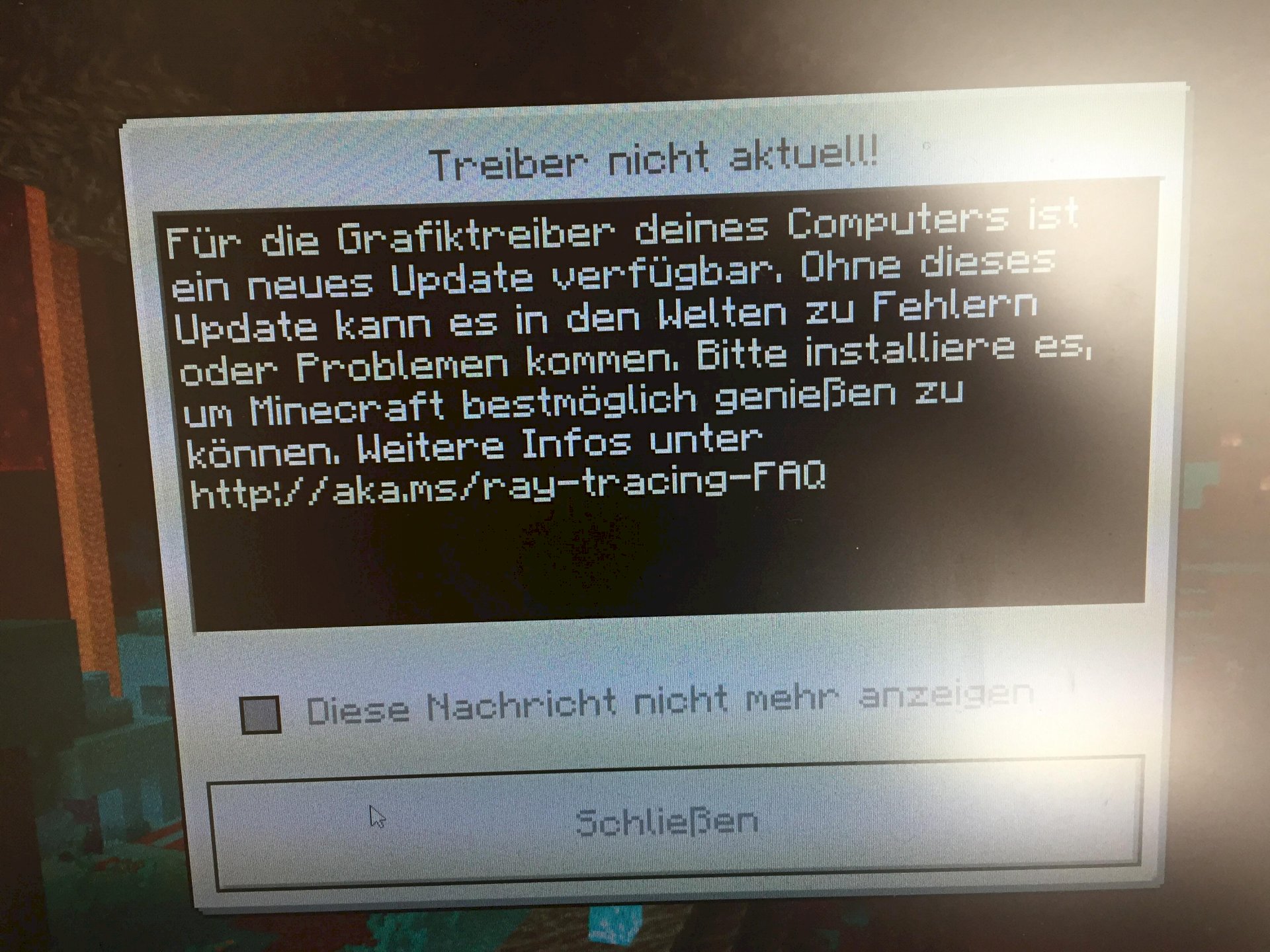 Driver is up-to-date but Minecraft doesn t see it