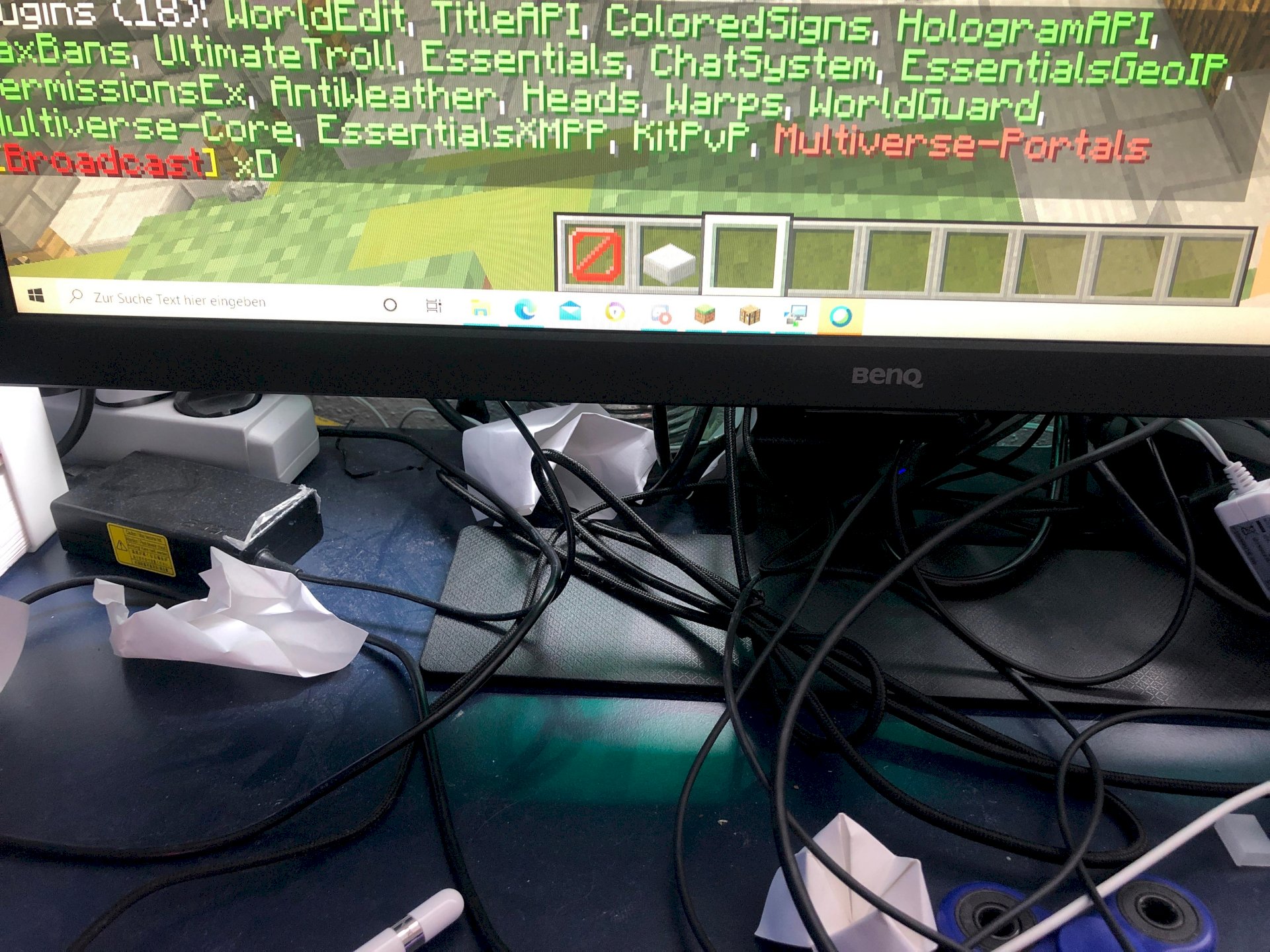 Minecraft all people can build at once