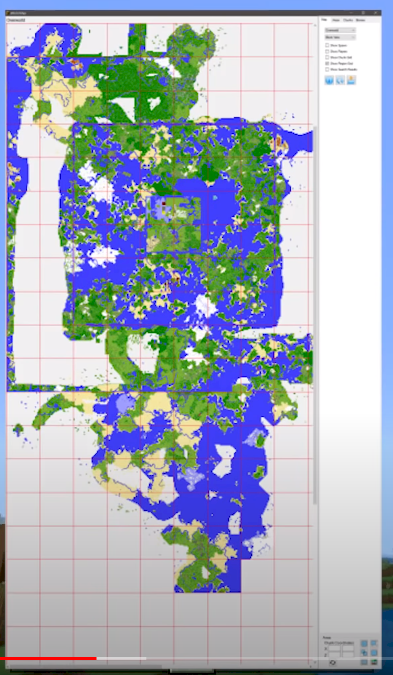 Minecraft How can you map your MC world like in the screenshot