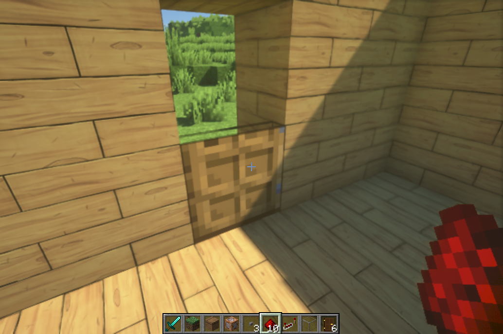 Place Minecraft door via command