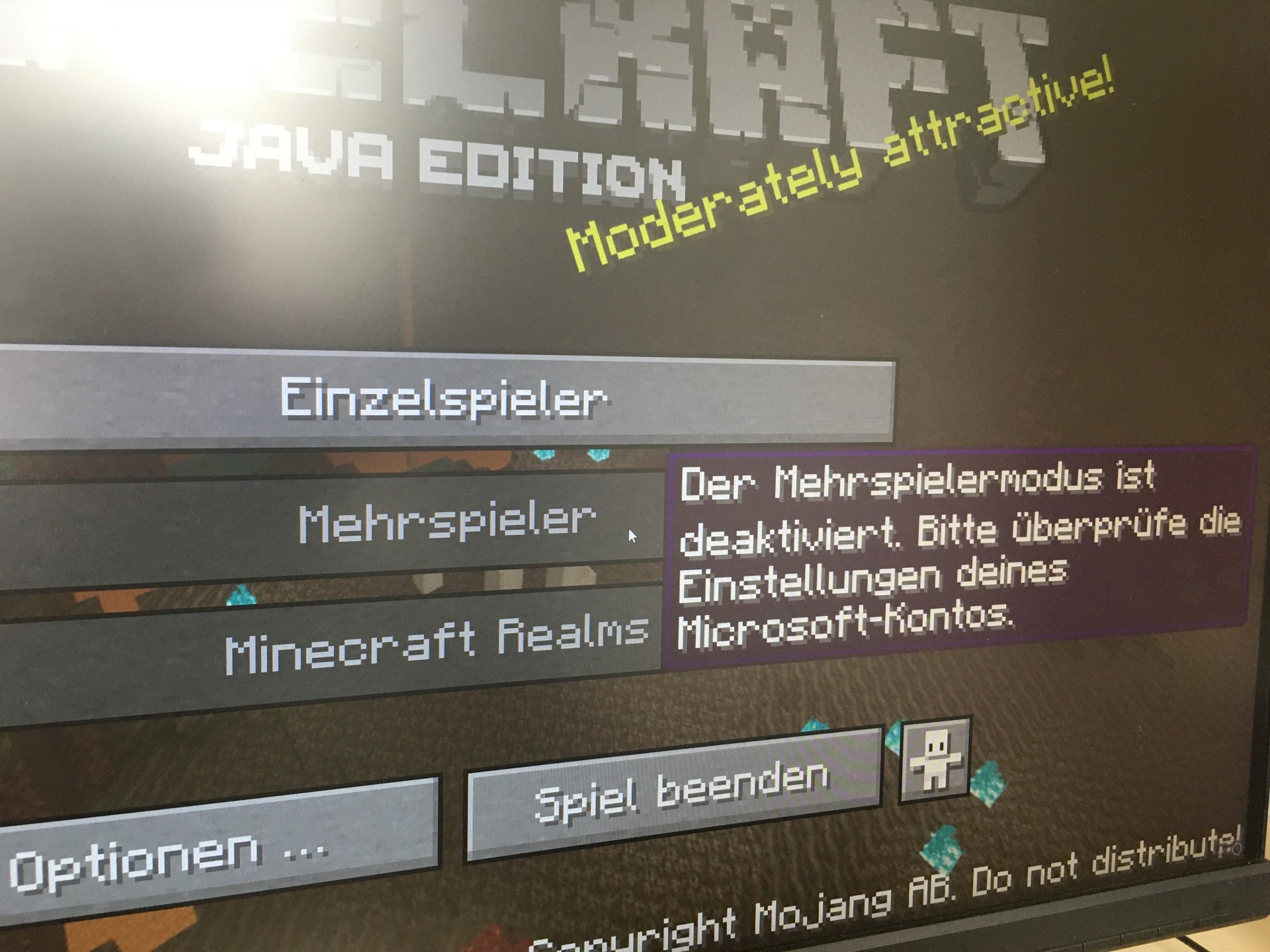 Why can t I play Minecraft