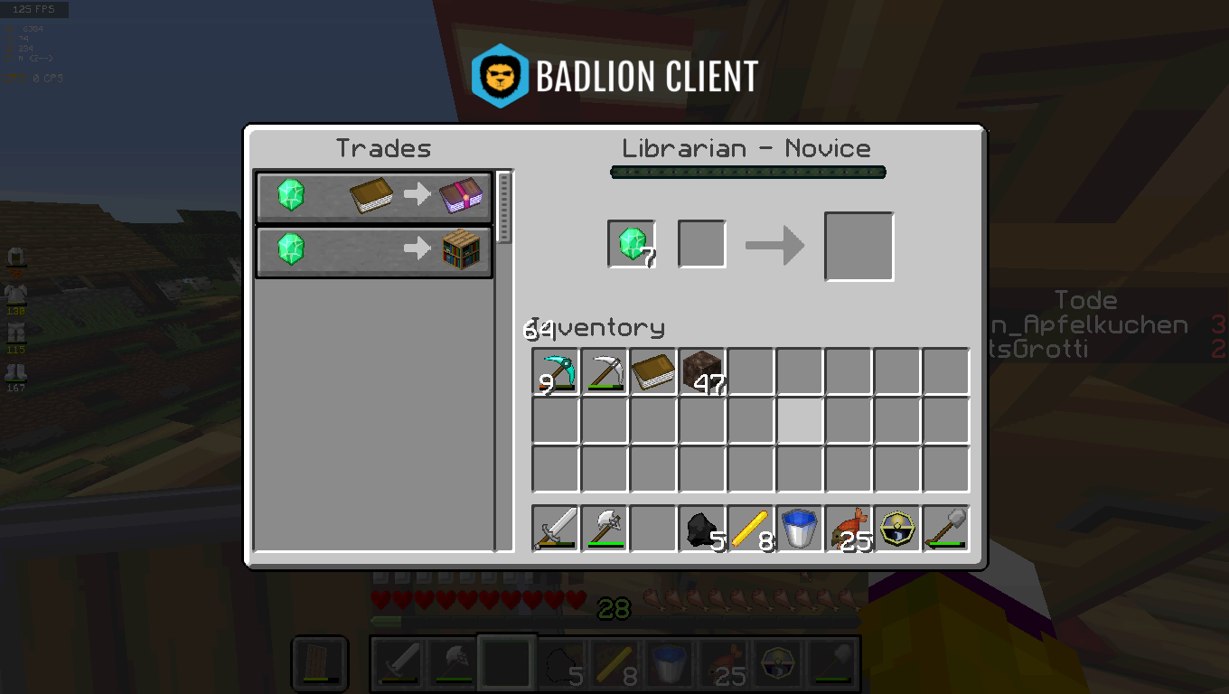 Why doesn t the villager trade