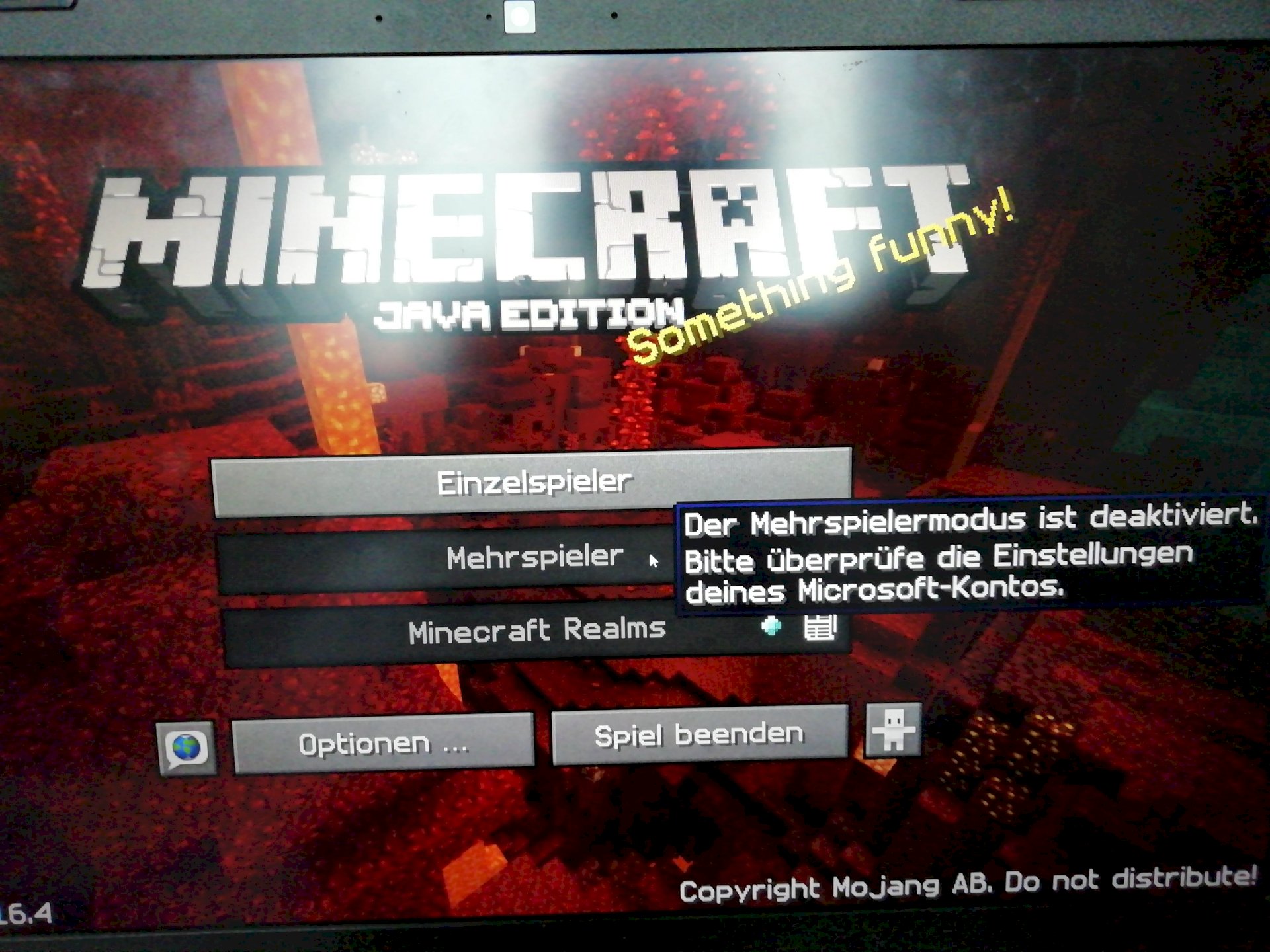 How can I change this so that I can play multiplayer in Minecraft